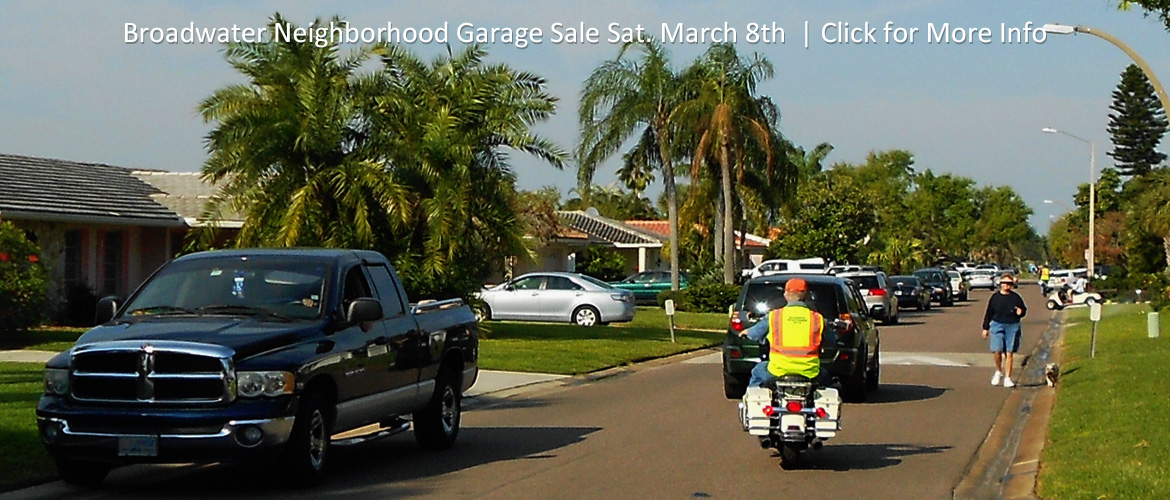 Broadwater Neighborhood Garage Sale, Sat. March 8th