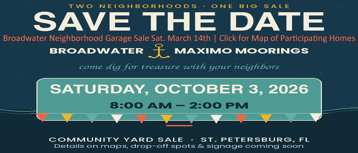 Fall Garage Sale Oct 3rd | Click to Register your Home and More Info